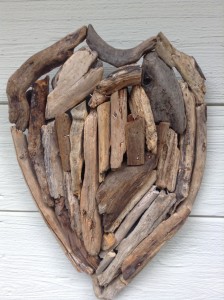 Driftwood heart copied from one seen at Brewery Gulch B&B, Mendocino